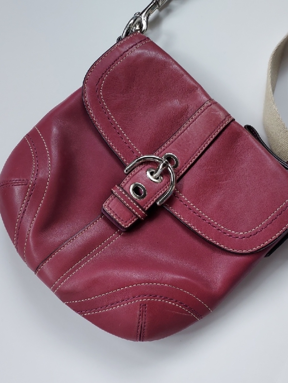 COACH Crossbody Swingpack with Cloth Strap - Picture 7 of 8